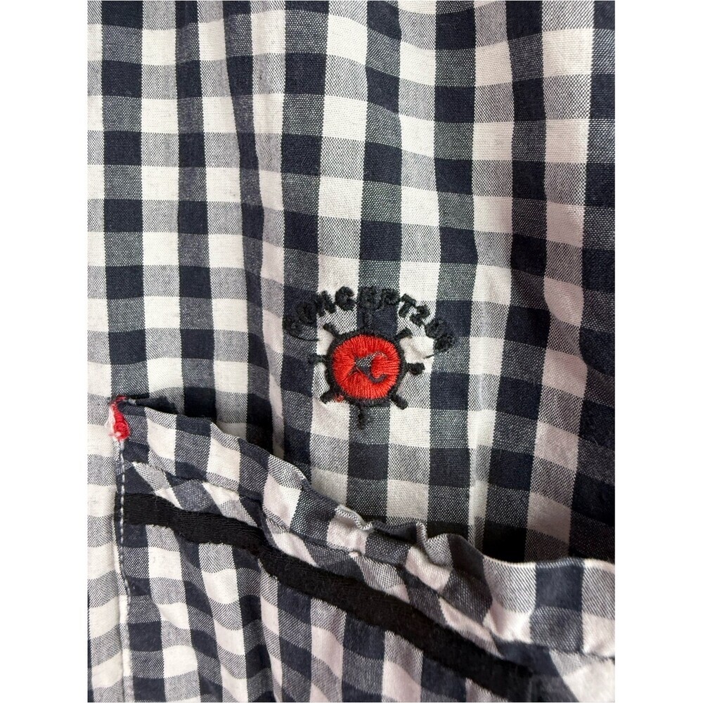 Shirt Black & White Gingham Button-Down Shirt - Picture 7 of 11